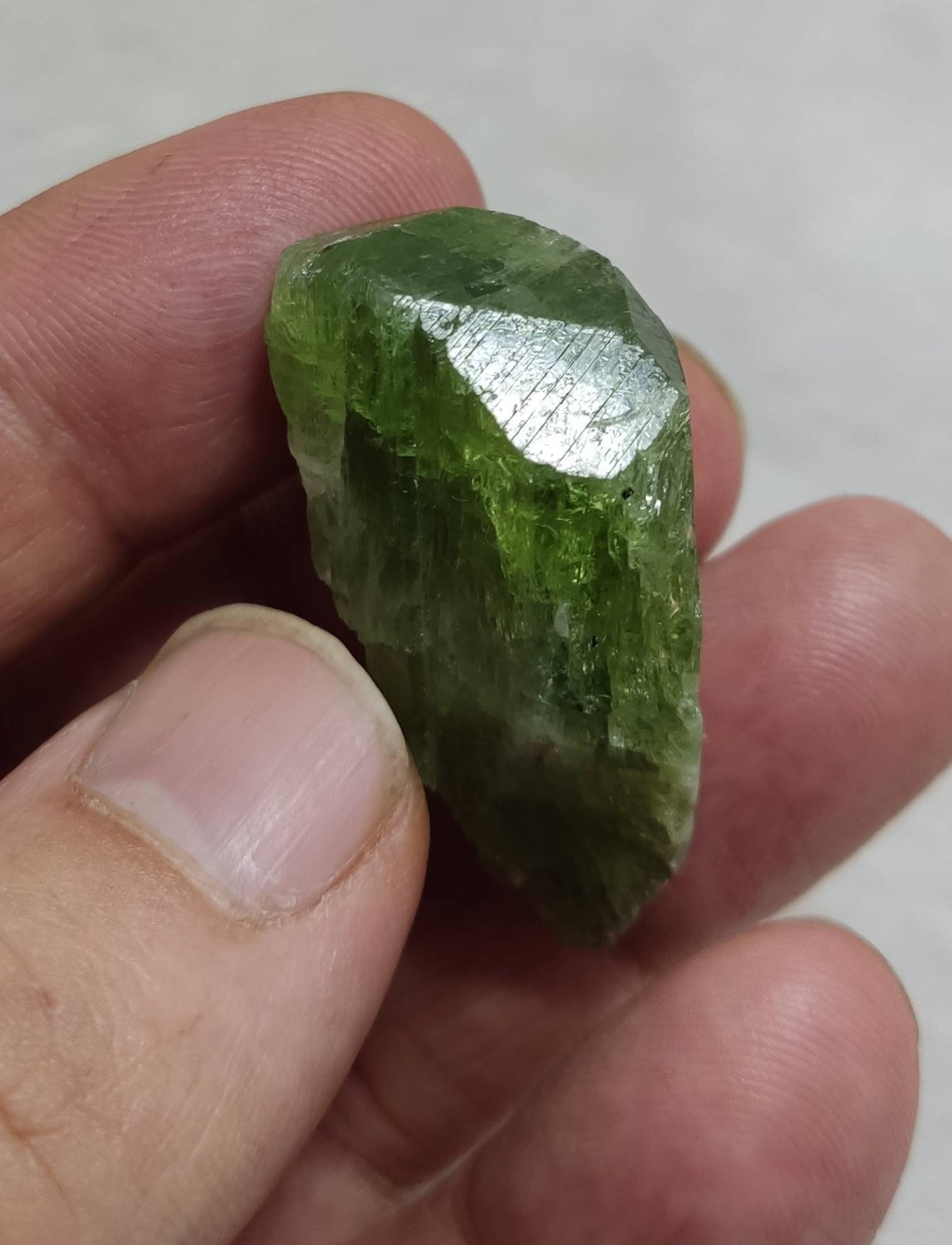 Diopside crystal with hackmanite 19 grams