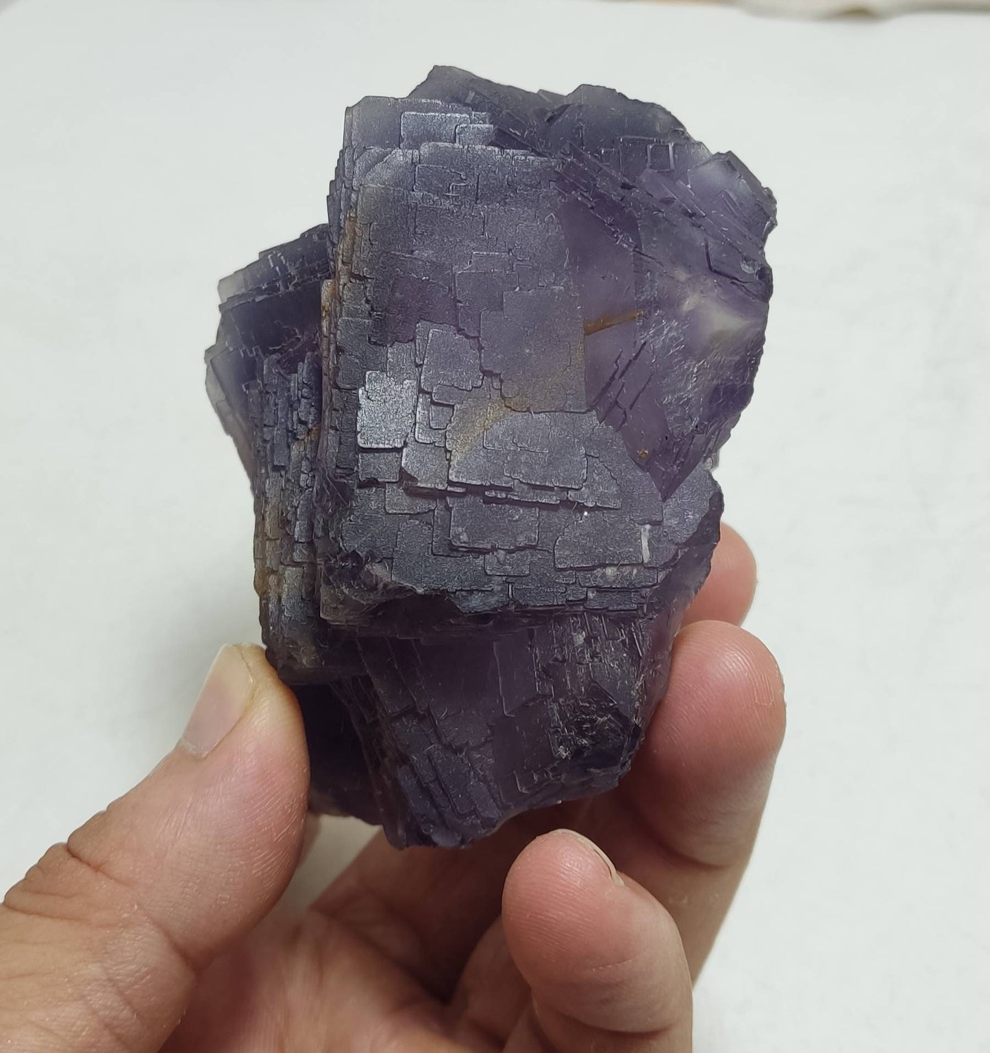 An amazing Single natural purple Fluorite 650 grams