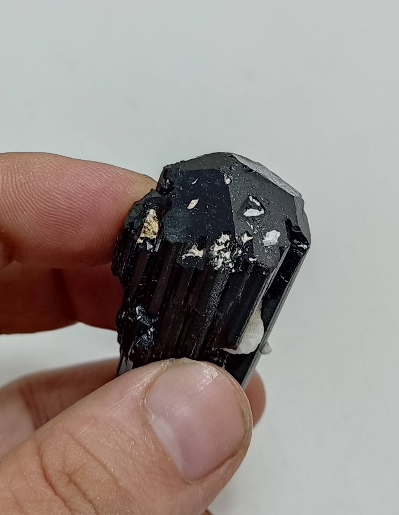 An Aesthetic Natural black Tourmaline crystal 55 grams