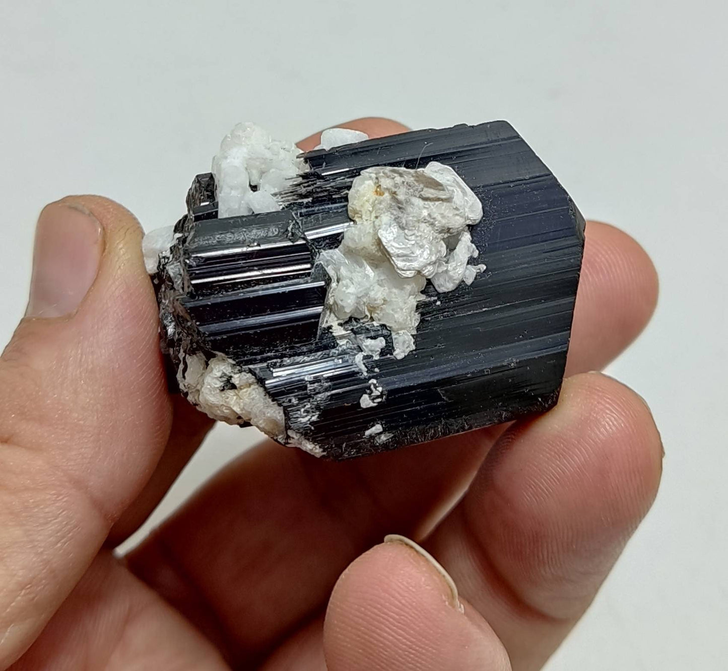 Natural black Tourmaline crystal 87 grams