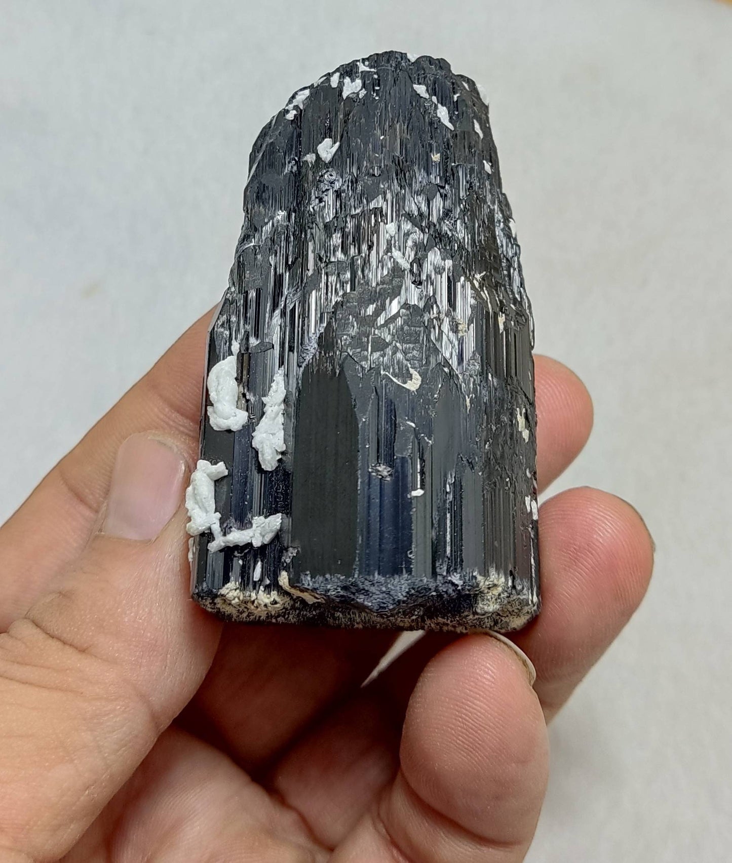 Natural black Tourmaline crystal 196 grams