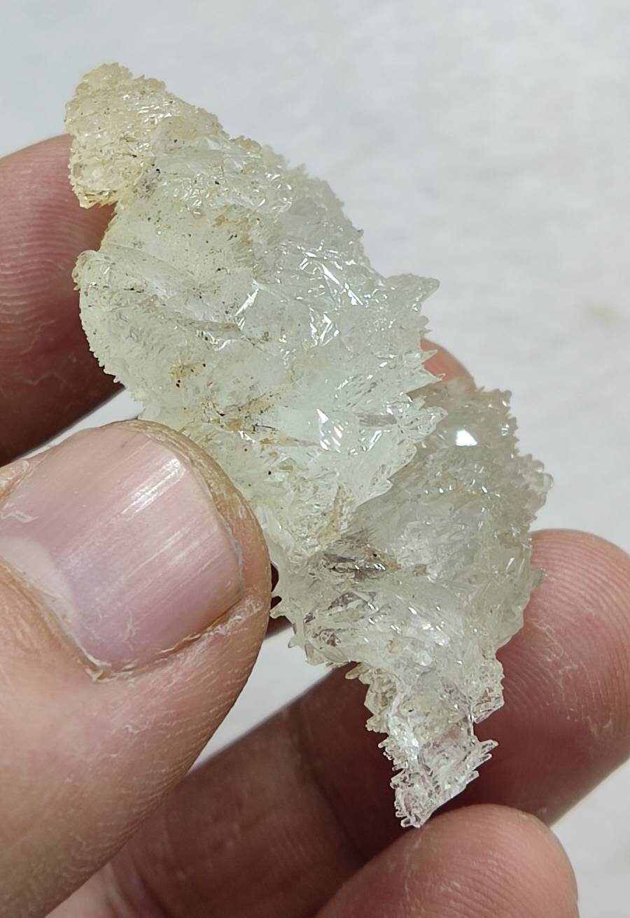Fully etched Aquamarine floater Crystal 22 grams