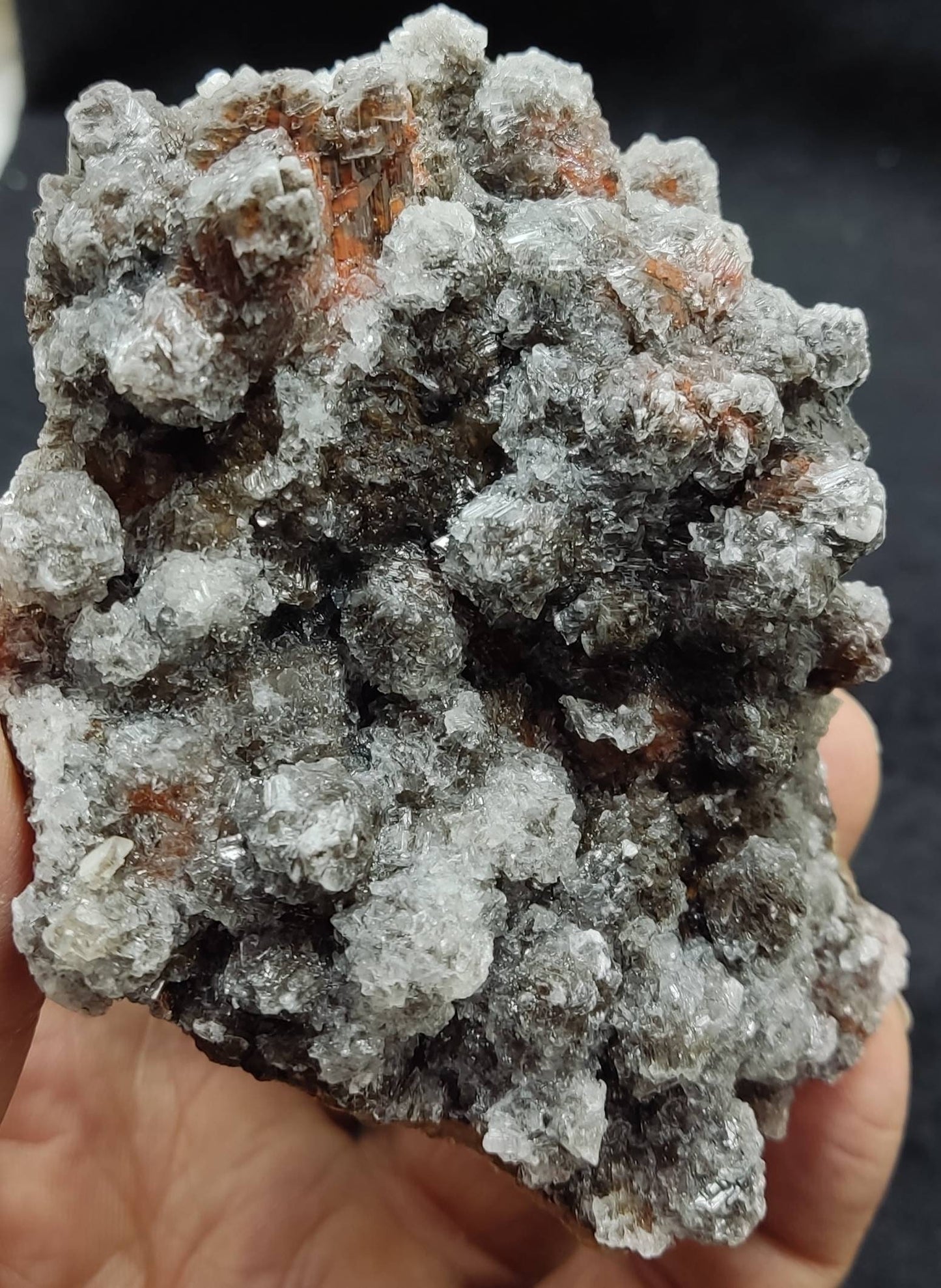 Calcite crystals on matrix 340 grams