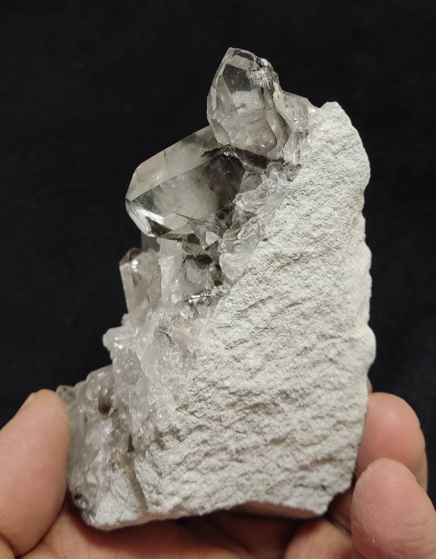 Brookite Quartz Crystals on matrix 374 grams