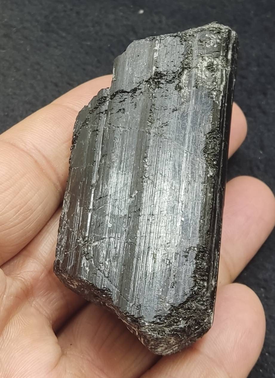 An Aesthetic Natural black Tourmaline crystal 169 grams