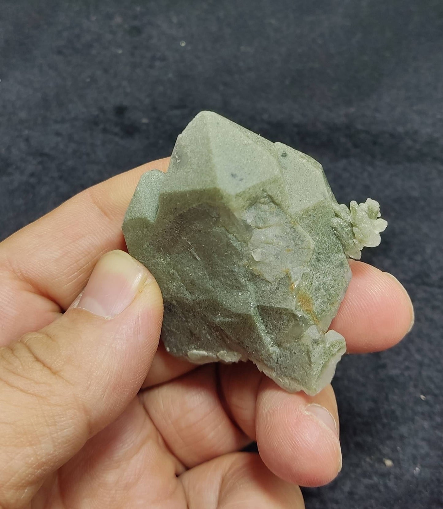 An Aesthetic Natural crystal of beautifully terminated Chlorite Quartz 65 gram