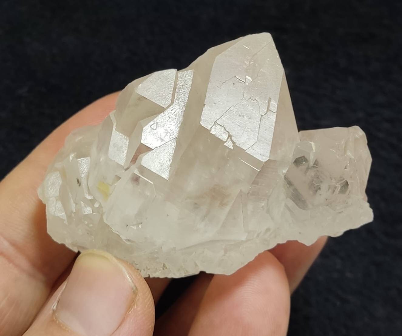 An amazing Beautiful specimen of Quartz Cluster 108 grams
