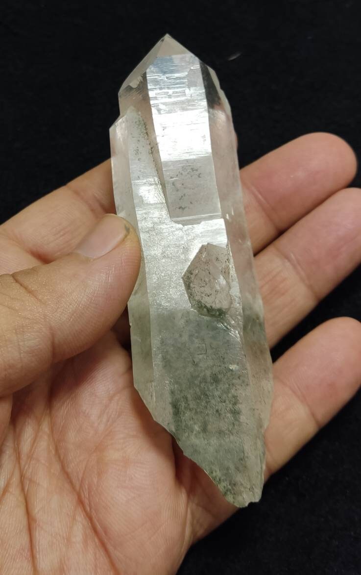 Natural terminated Chlorite Quartz 121 grams