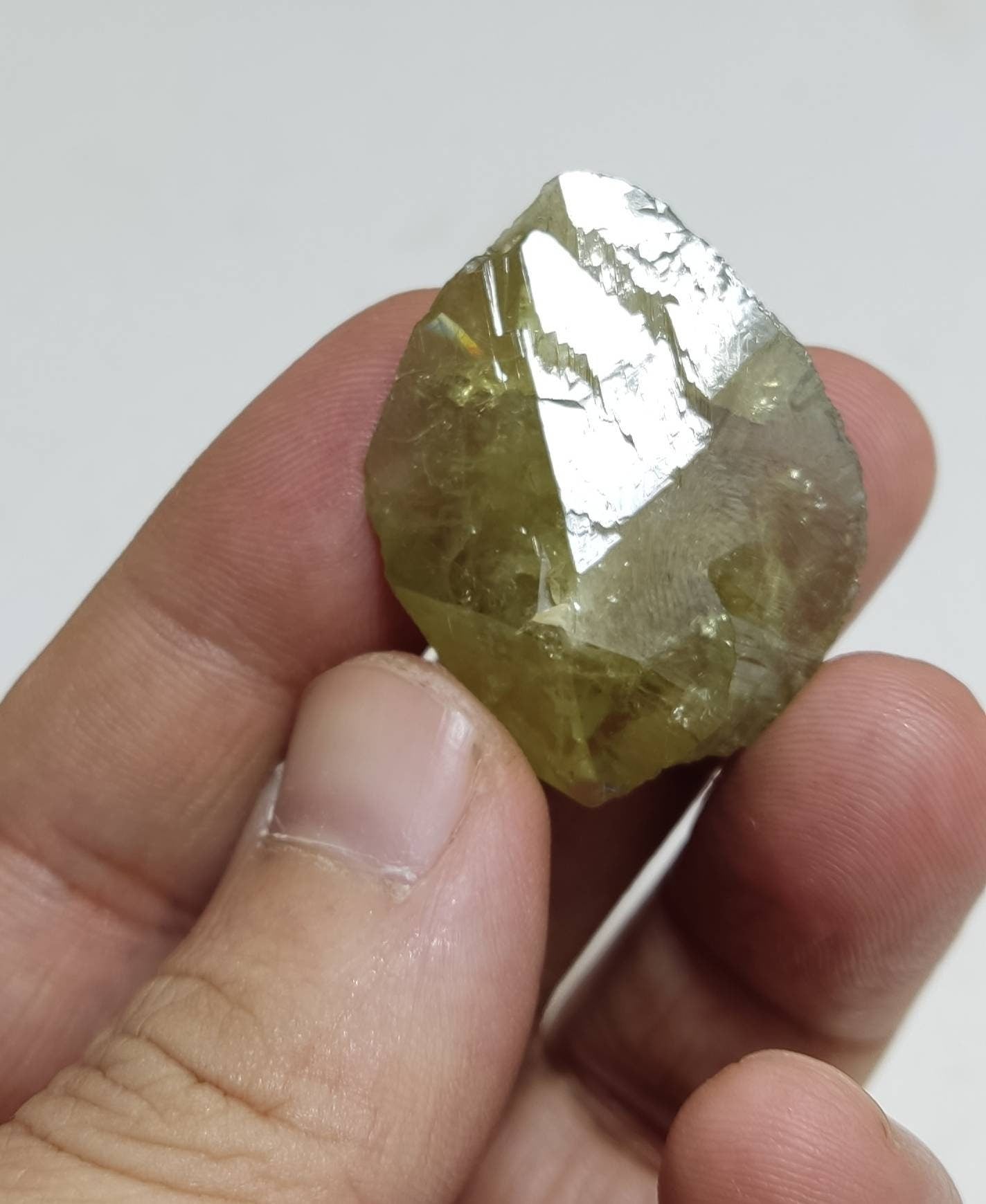 An amazing specimen of titanite sphene crystal 12.5 grams