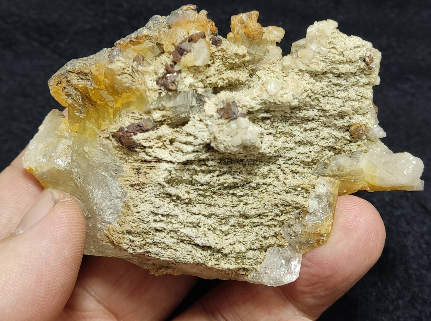 Siderite with Calcite specimen 144 grams