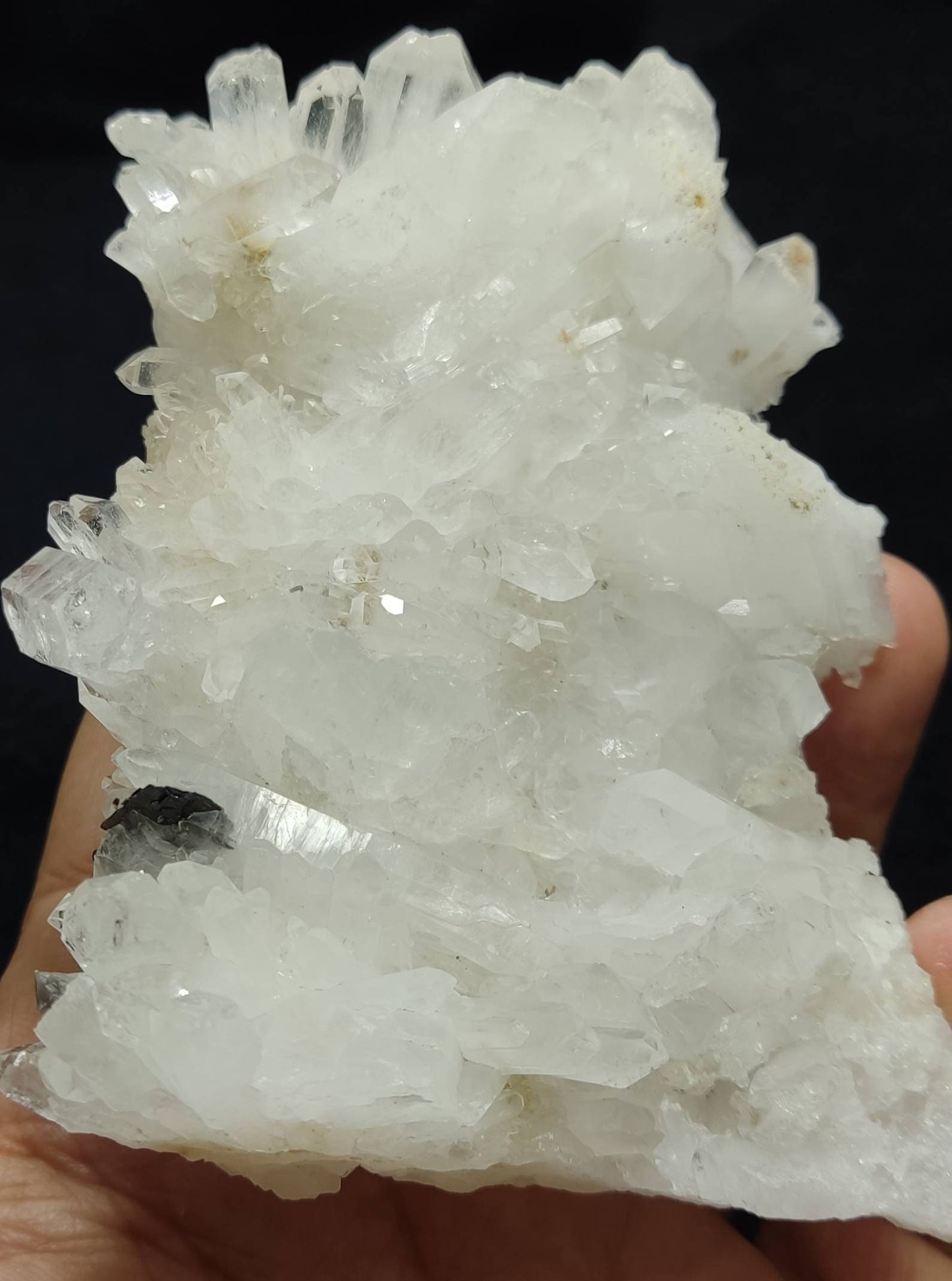 Single amazing terminated Quartz Crystals specimen with some brookite inclusions 243 grams