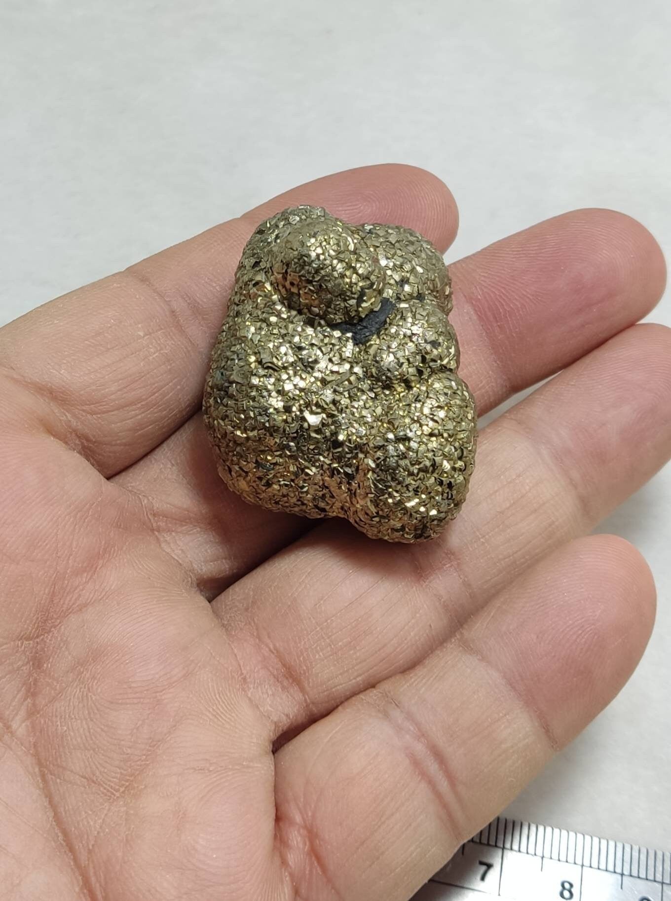 An amazing specimen of pyrite/marcasite 83 grams