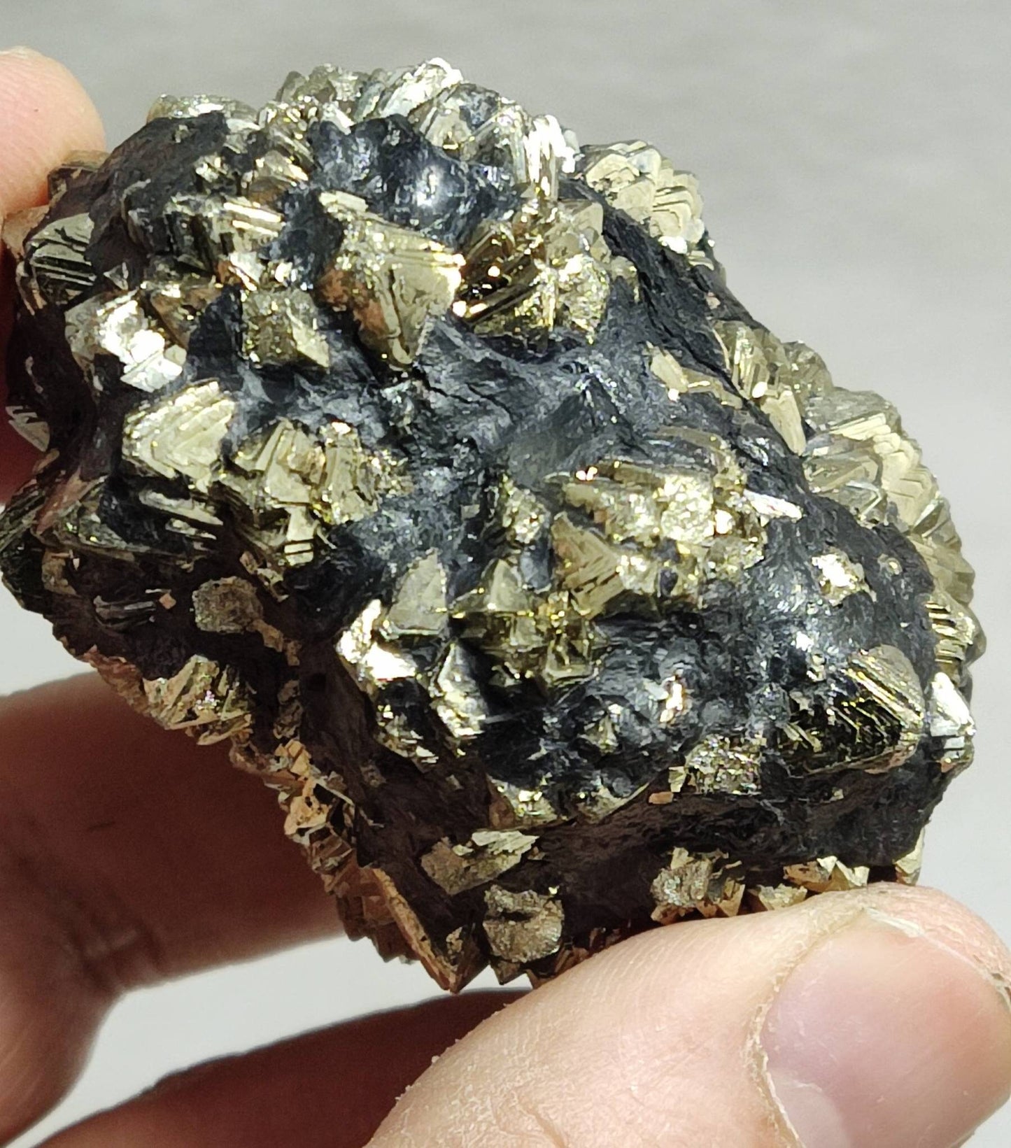 An amazing specimen of pyrite/marcasite 231 grams