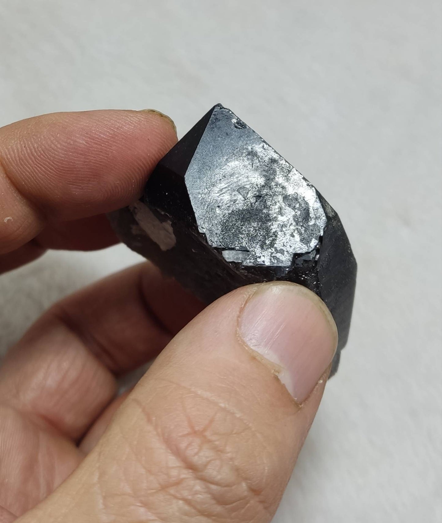 Terminated smoky quartz crystal 77 grams