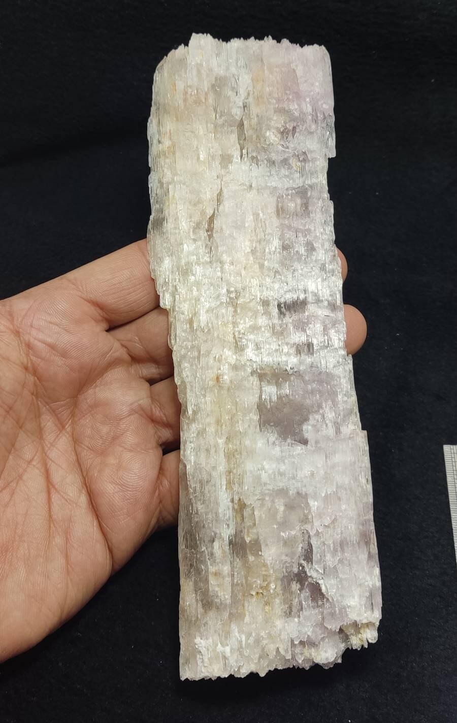 Terminated purple/yellowish specimen of spodumene/kunzite 372 grams