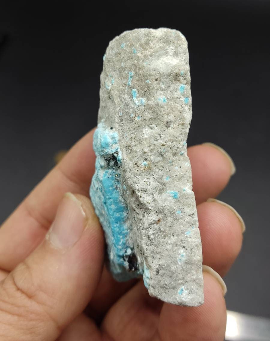 Natural turquoise in matrix with some pyrite 115 grams