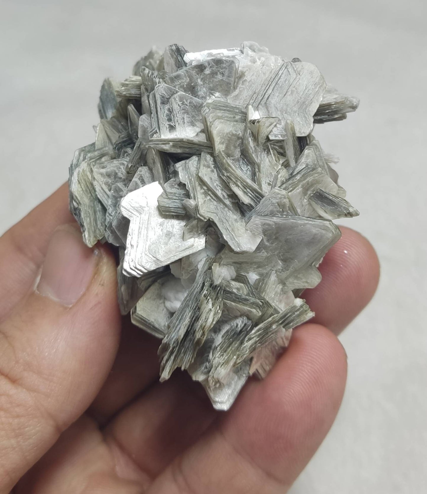 Muscovite cluster on matrix with quartz and black tourmaline 98 grams