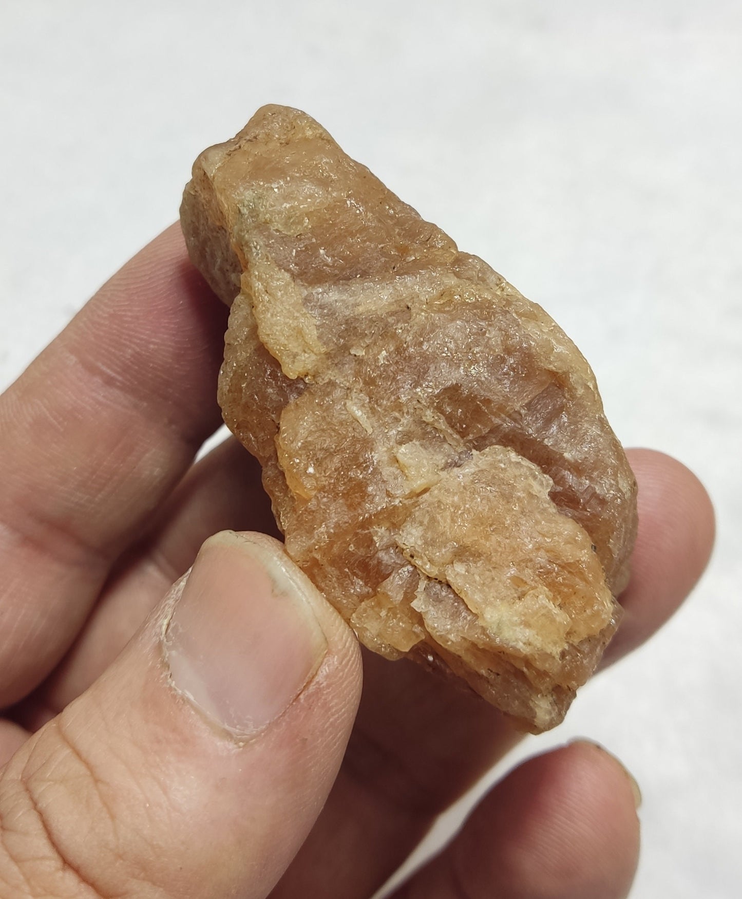 Hessonite garnets rough specimen 70 grams