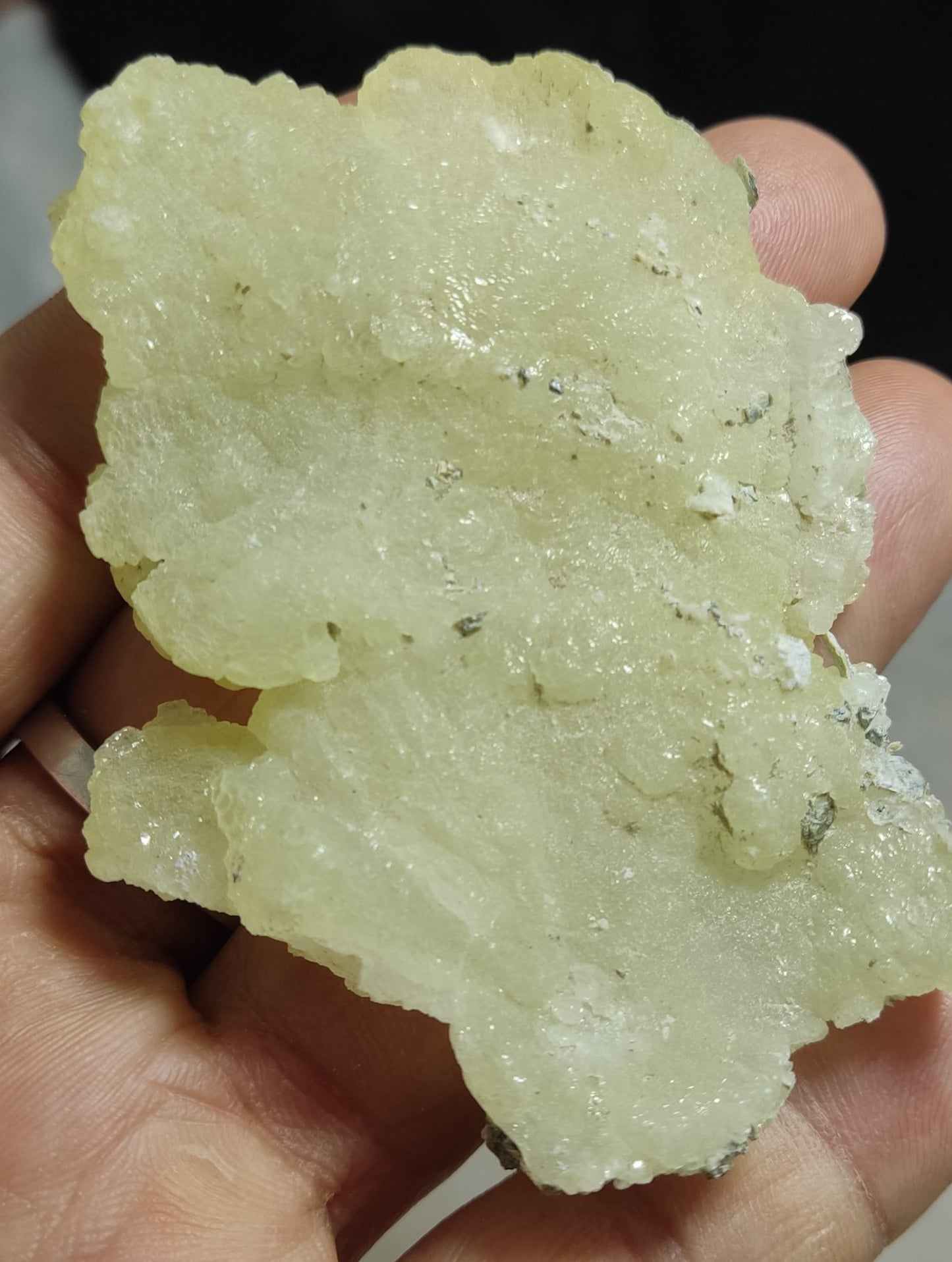 Natural Yellow Brucite crystal 50 grams