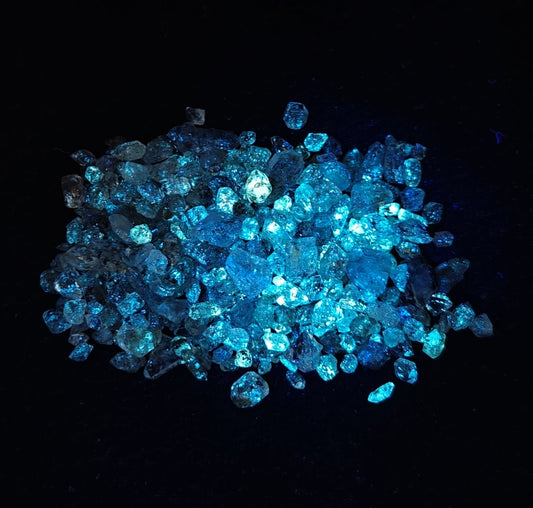 💎 Diamond Quartz with Carbon & Petroleum Inclusions | Fluorescent Quartz