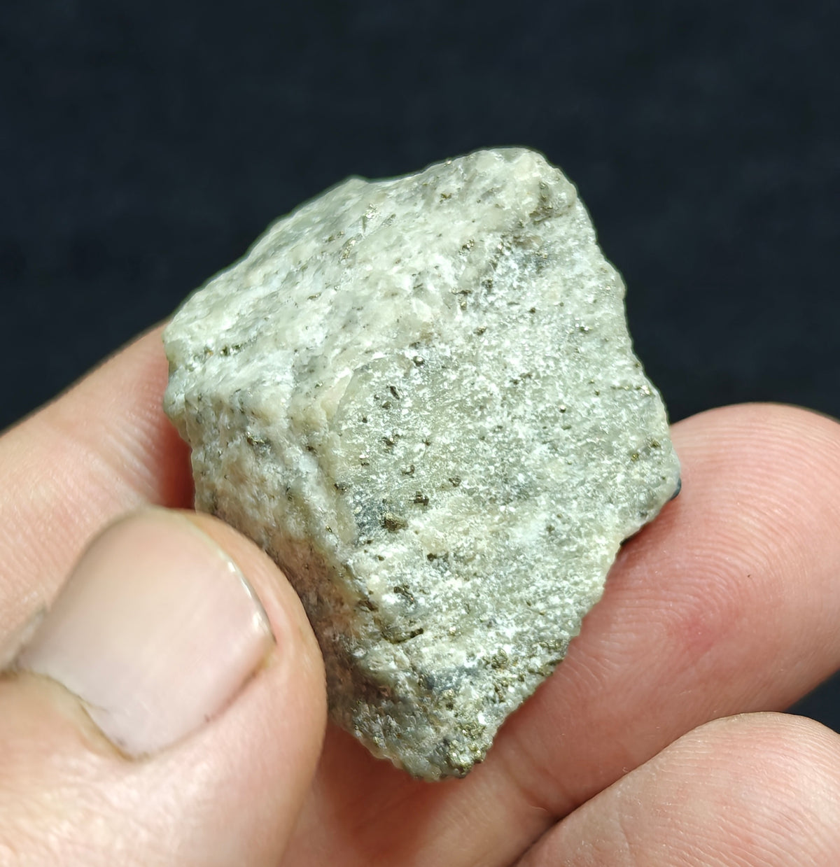 Fluorescent Afghanite with pyrite 19 grams