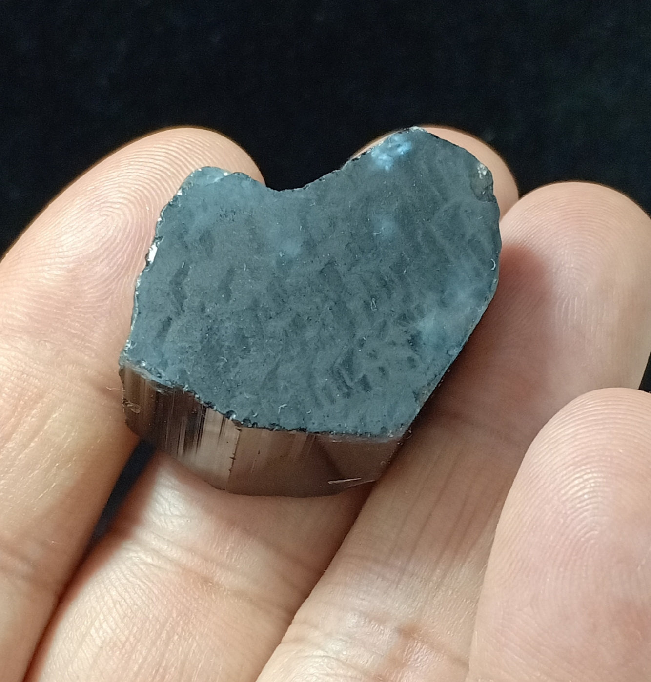 An amazing beautiful perfectly terminated blue cap Tourmaline crystal with some green shades 32 grams