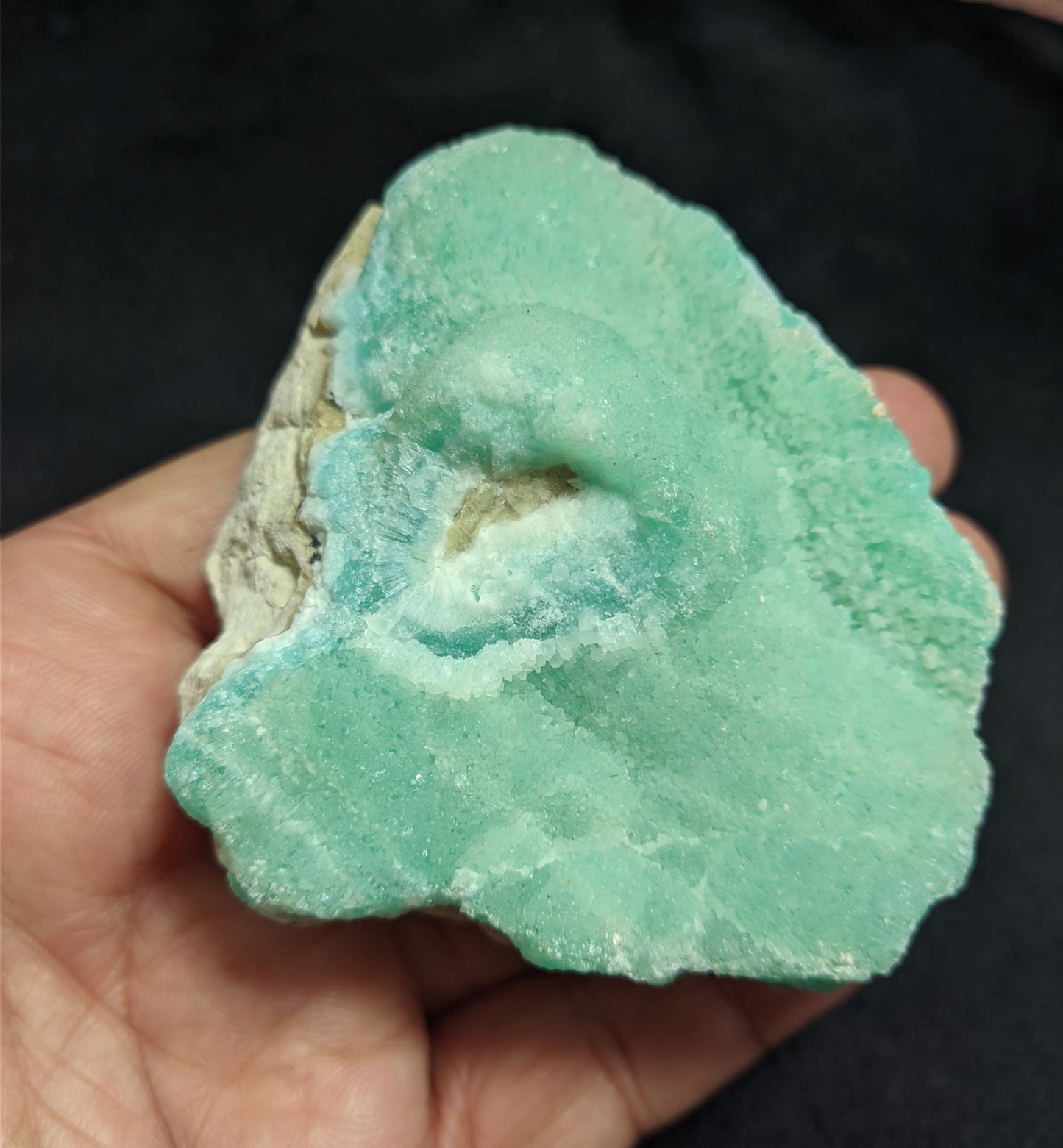 Natural specimen of blue Aragonite 226 grams