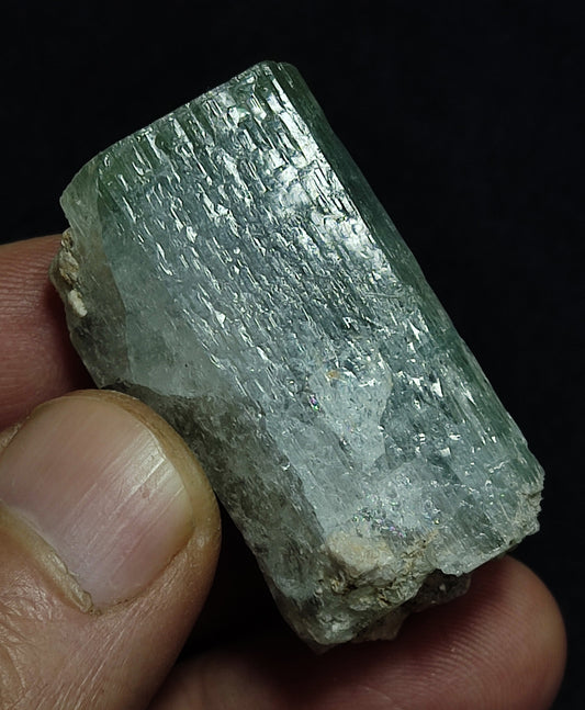 Natural double terminated aquamarine crystal 33 grams