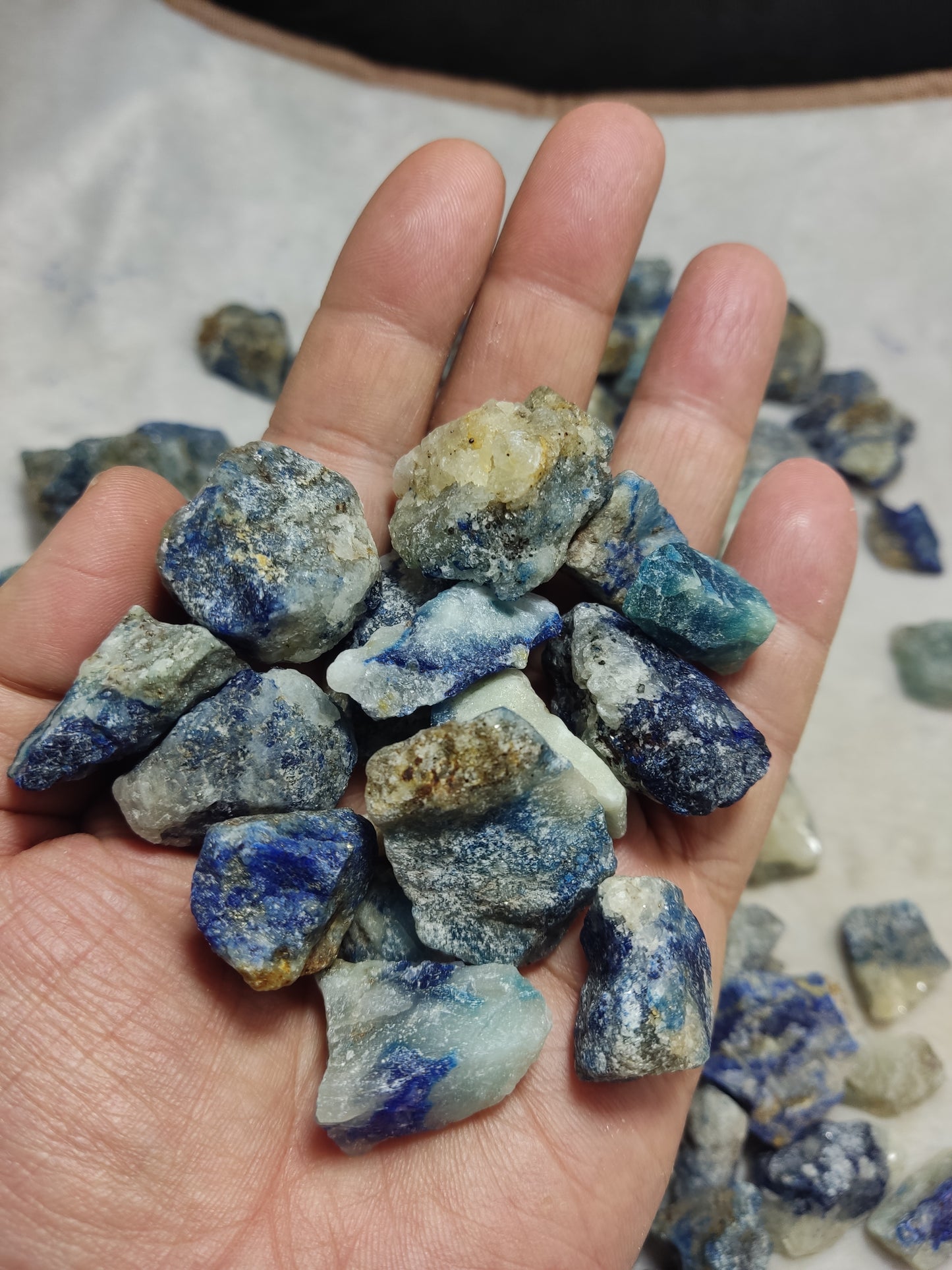 Sodalite/Afghanite fluorescent natural collection 1200 grams