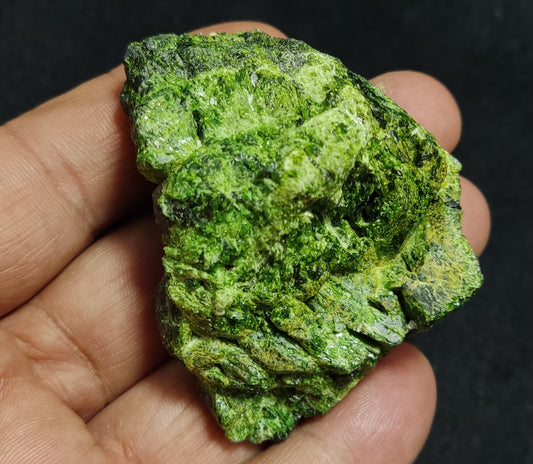 Natural demantoid garnet specimen 117 grams