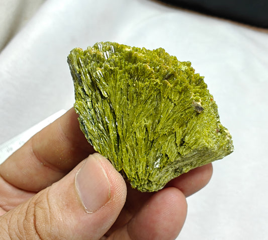 Natural lusterous Epidote cluster 82 grams