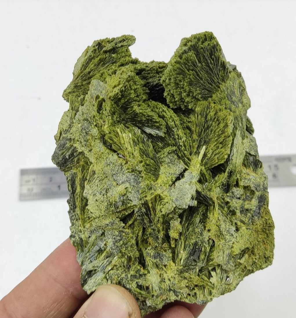 Epidote Specimen Green Color 344 grams