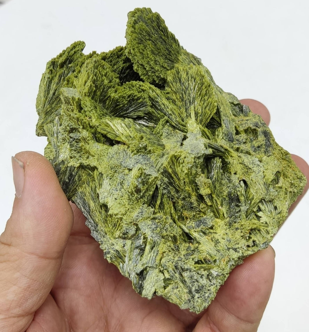 Epidote Specimen Green Color 344 grams