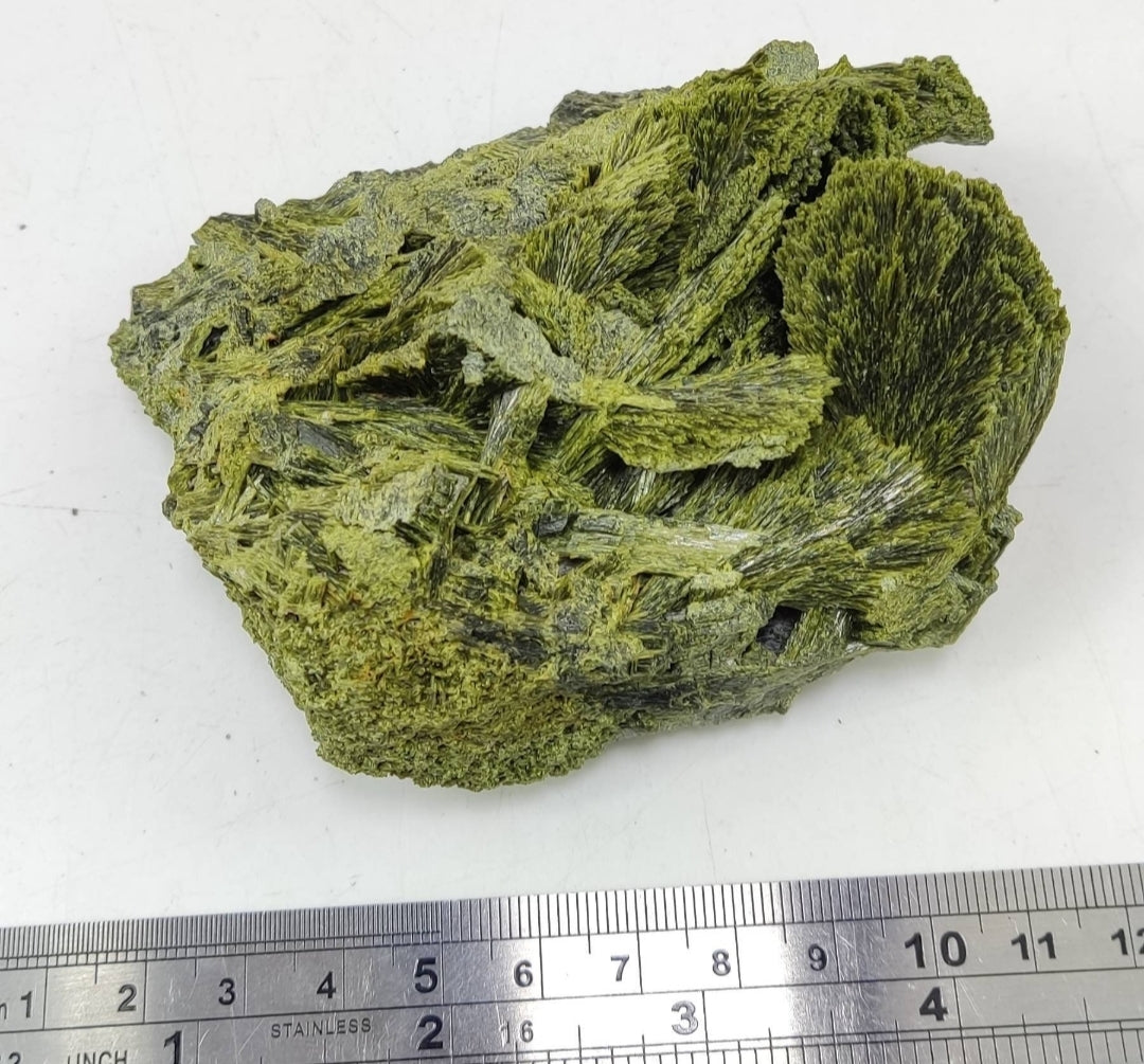 Epidote Specimen Green Color 344 grams
