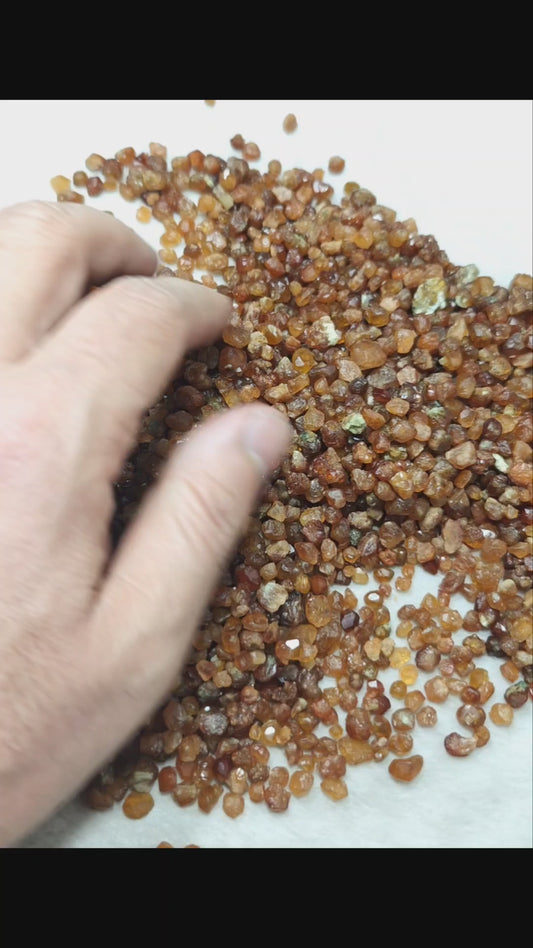 500 grams grossular garnet collection