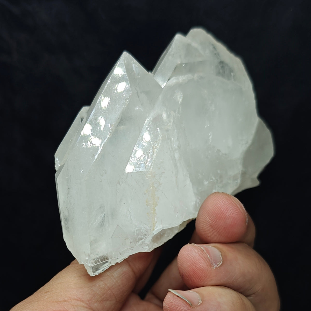 Natural faden quartz crystal 249 grams