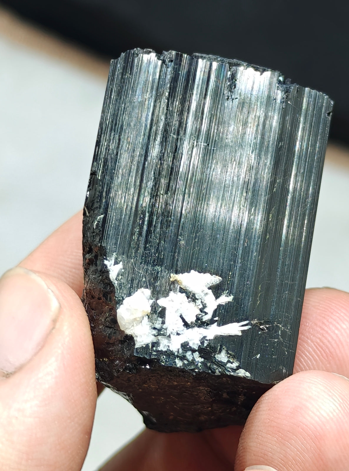 An Amazing terminated Natural schorl crystal 69 grams