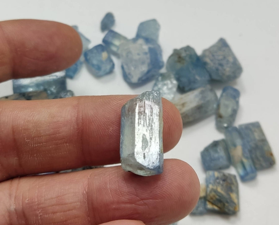 Aquamarine crystals lot 73 grams