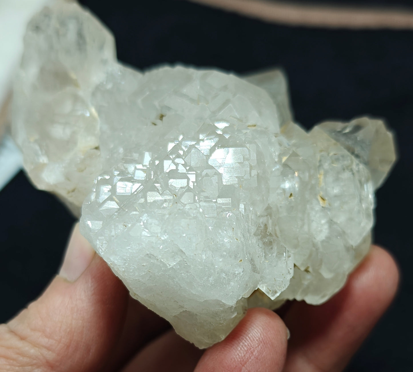 Very unique Elestial Quartz Crystal 425 grams