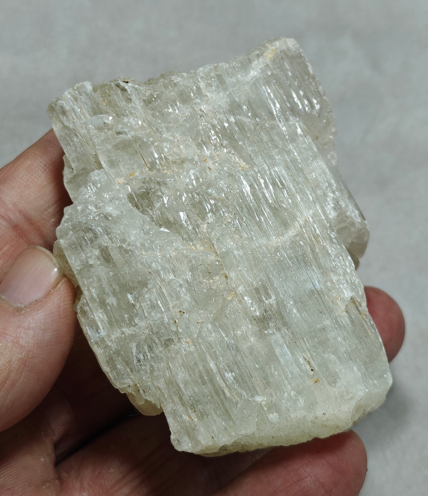 Natural spodumene crystal 264 grams