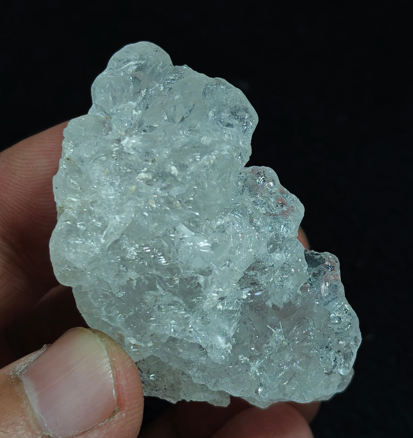 Natural etched pollucite 56 grams