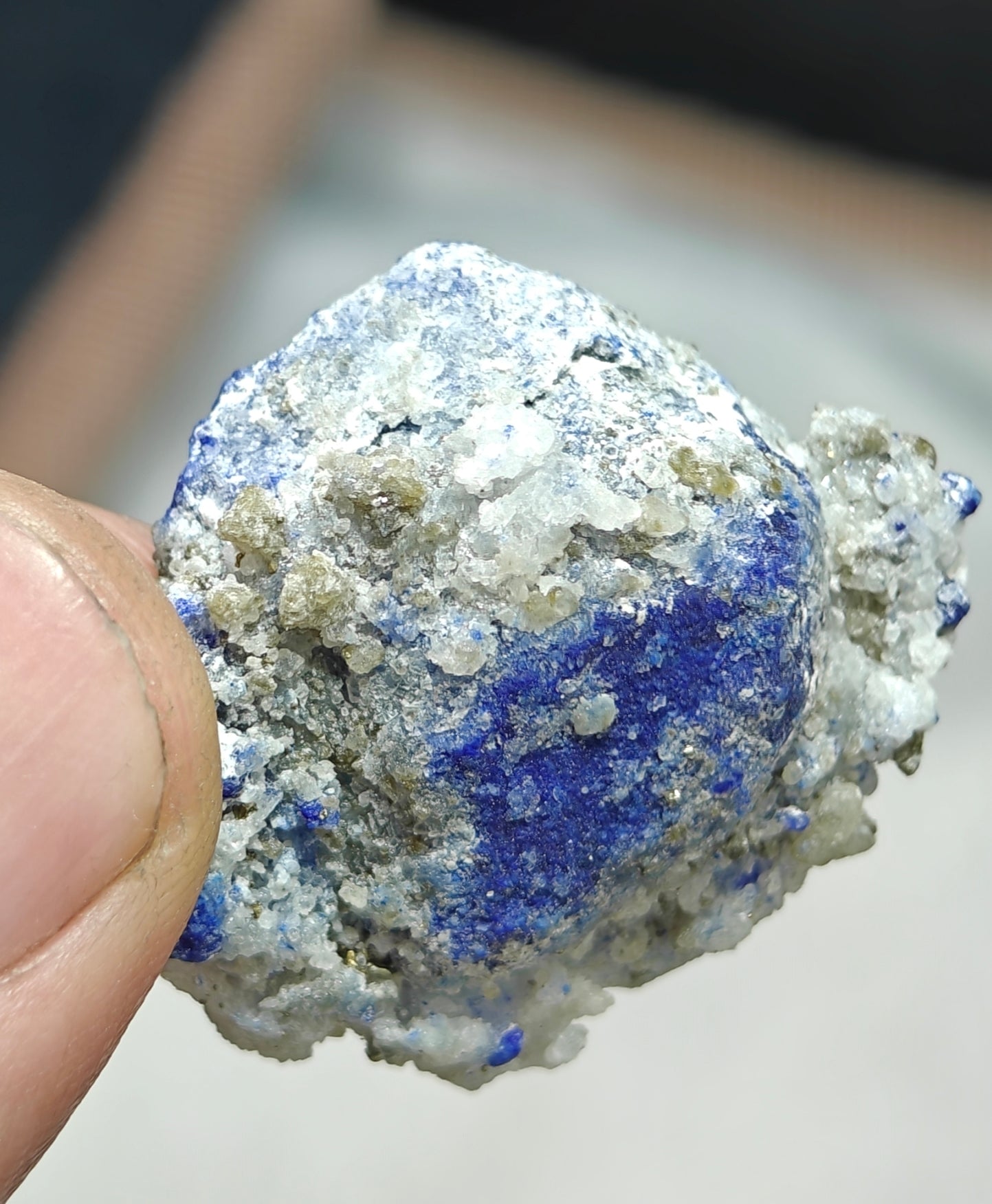 Lazurite Afghanite specimen on matrix 11 grams