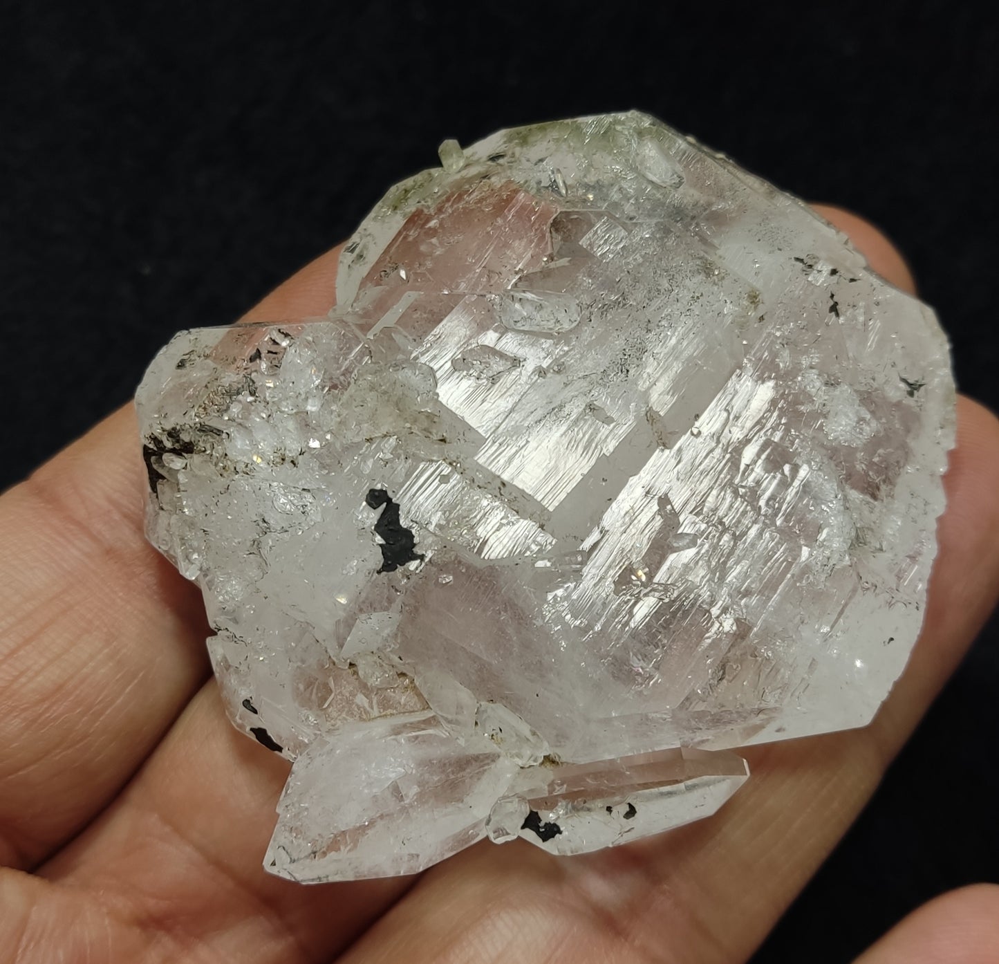 Faden Quartz Crystal with chlorite inclusions 63 grams