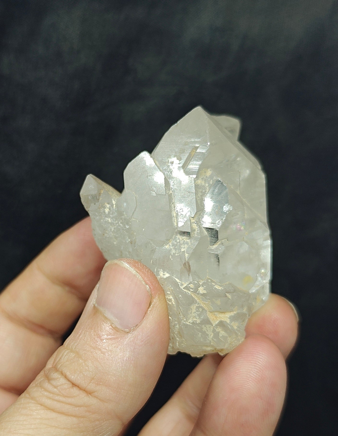 Beautiful specimen of Quartz Cluster 108 grams