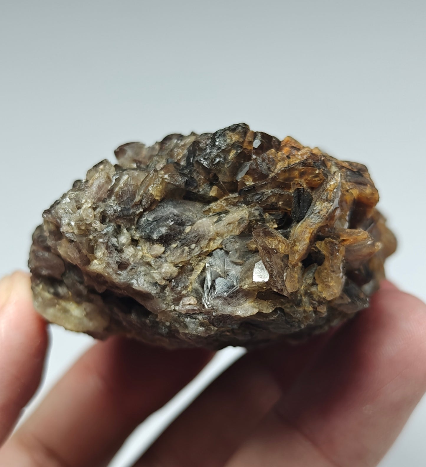Natural axinite cluster 168 grams