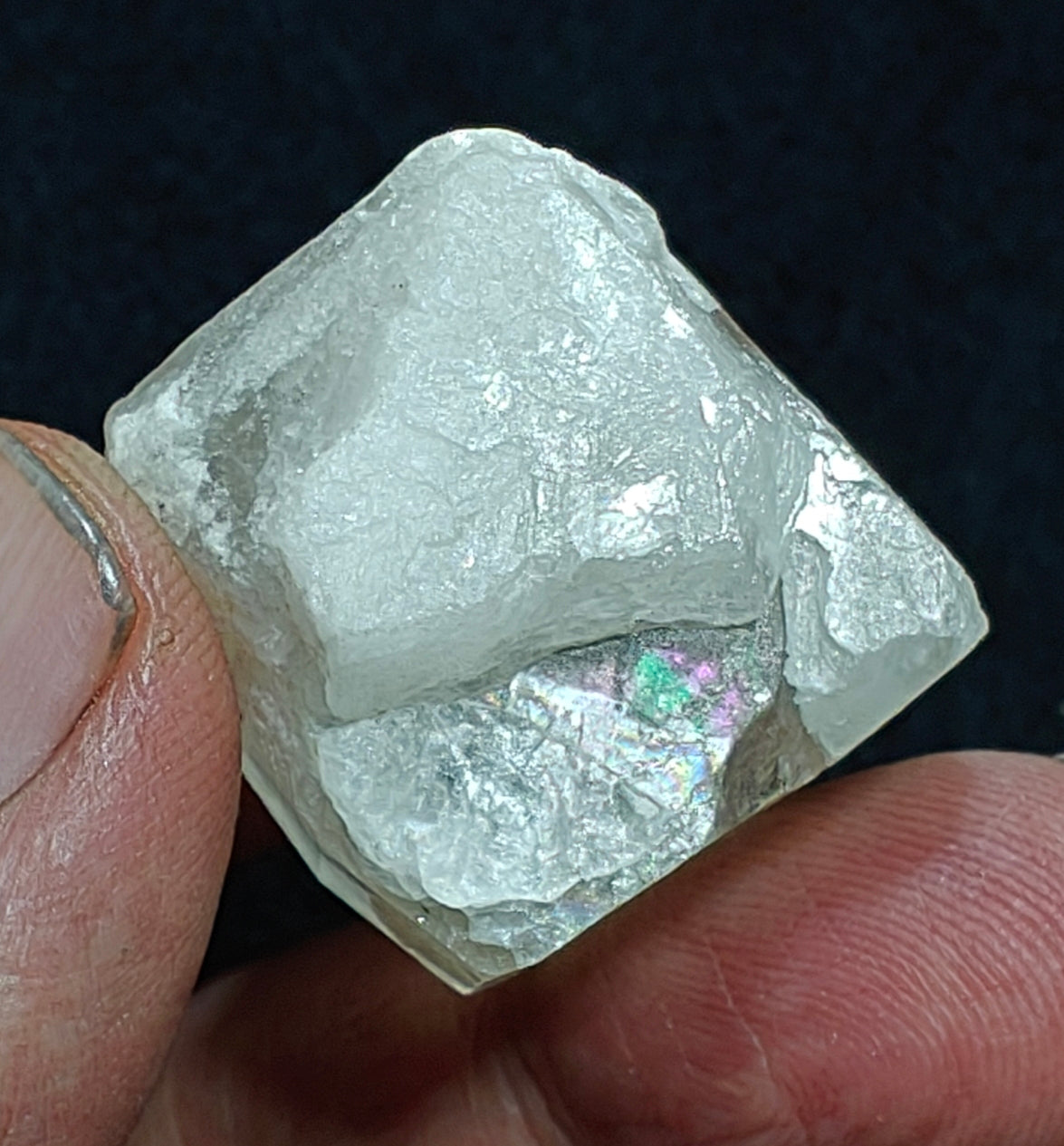 Single beautiful perfectly terminated topaz crystal 41 grams