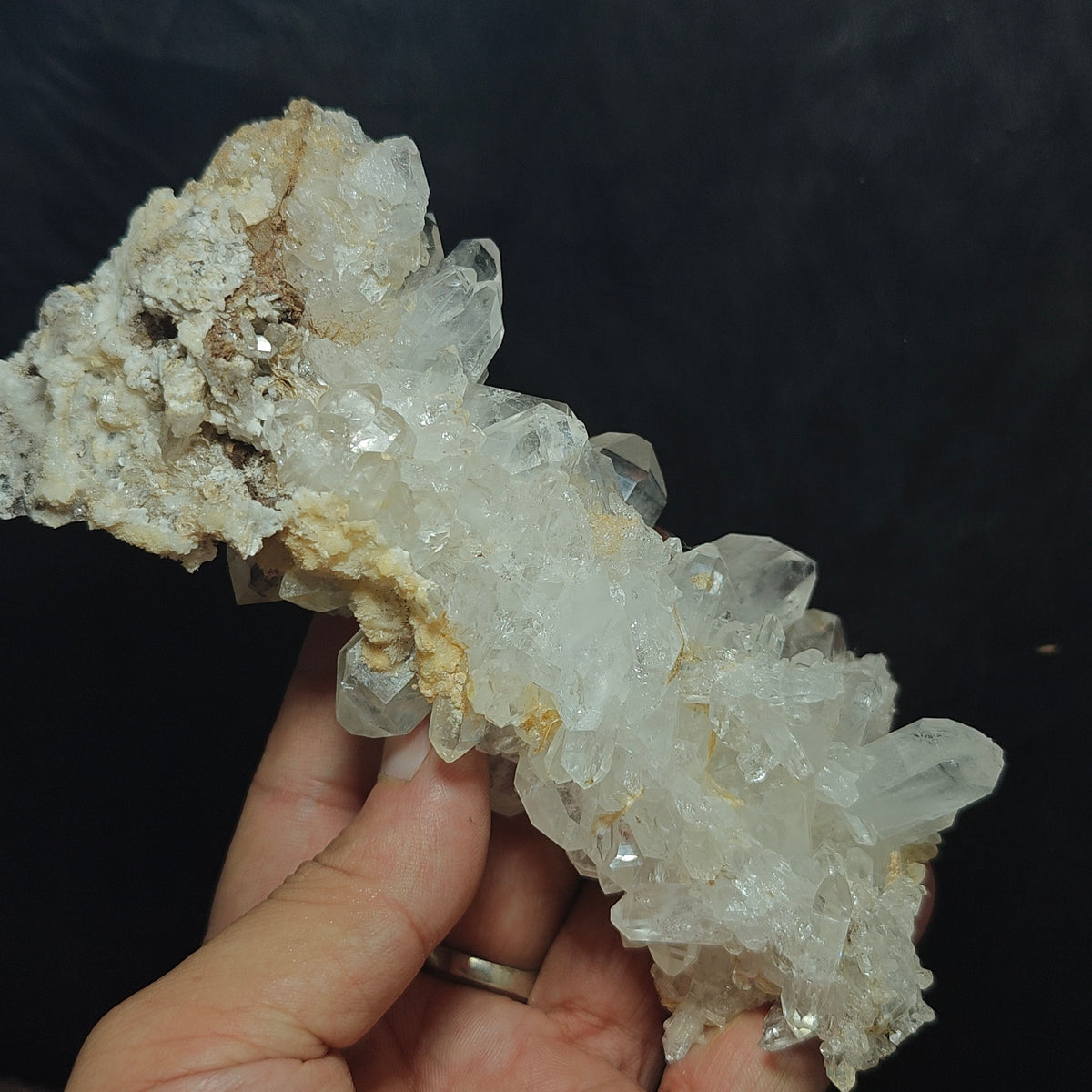 Natural Faden Quartz Cluster 400 grams
