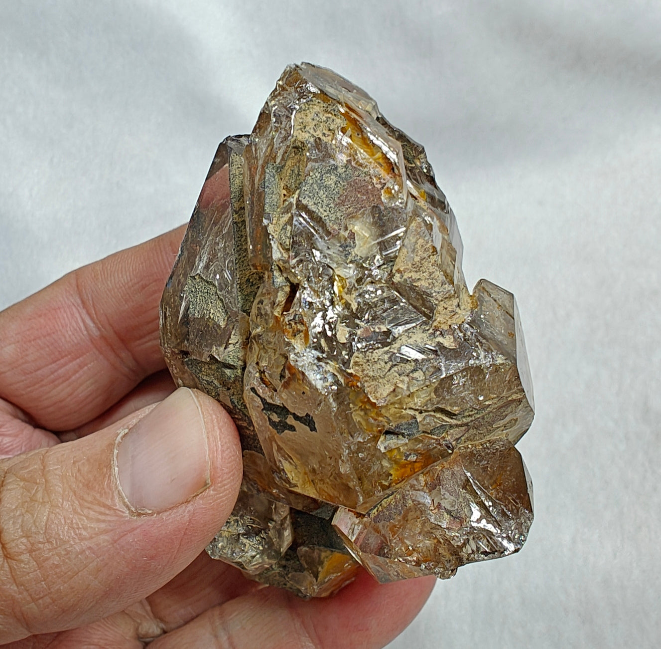 Natural skeletal quartz cluster 161 grams