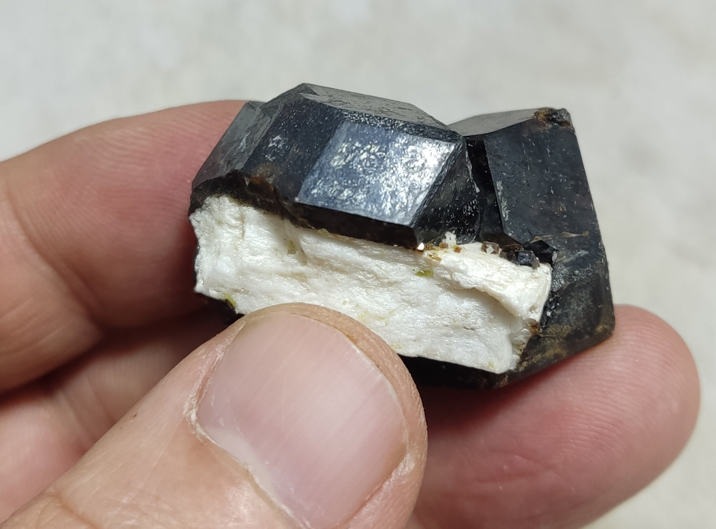 Natural Twin Andradite Garnets Specimen 36 grams