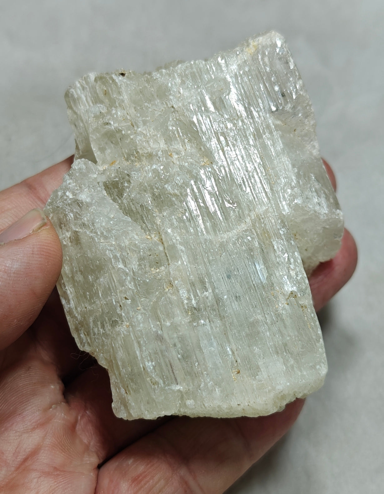 Natural spodumene crystal 264 grams